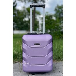 Дорожный чемодан для лоукостеров фиолетовый Wizzair пластиковый чемодан для лоукостов на 2 колесах детский чемодан ручная кладь