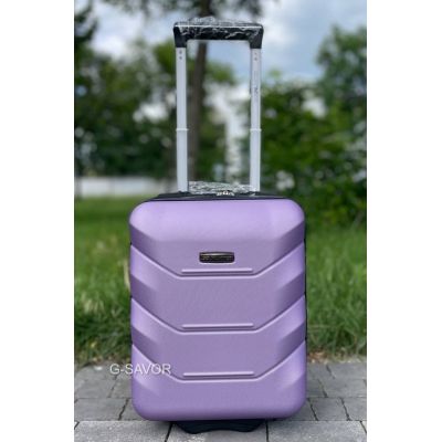 Дорожный чемодан для лоукостеров фиолетовый Wizzair пластиковый чемодан для лоукостов на 2 колесах детский чемодан ручная кладь