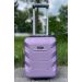 Дорожный чемодан для лоукостеров фиолетовый Wizzair пластиковый чемодан для лоукостов на 2 колесах детский чемодан ручная кладь