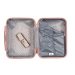Пластиковый дорожный кейс розовое золото Wings 147 дорожный Beauty кейс для чемодана кейс с ремнем на плече