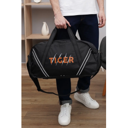 Спортивная черная сумка дорожная Tiger-2 сумка унисекс городская текстильная