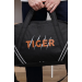 Спортивная черная сумка дорожная Tiger-2 сумка унисекс городская текстильная