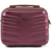 Пластиковый дорожный кейс бордовый Wings 402 дорожный Beauty кейс для чемодана кейс с ремнем на плече