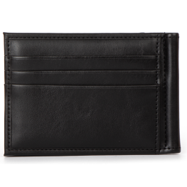 Черный мужской кошелек для денег Cosmetic bag зажим из иск-кожи мужской 