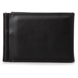 Мужской черный кошелек для денег Cosmetic bag зажим из иск-кожи мужской 
