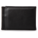 Мужской черный кошелек для денег Cosmetic bag зажим из иск-кожи мужской 